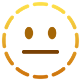 icona emoji viso tratteggiata