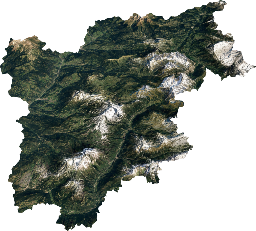 Mappa Trentino Alto-Adige